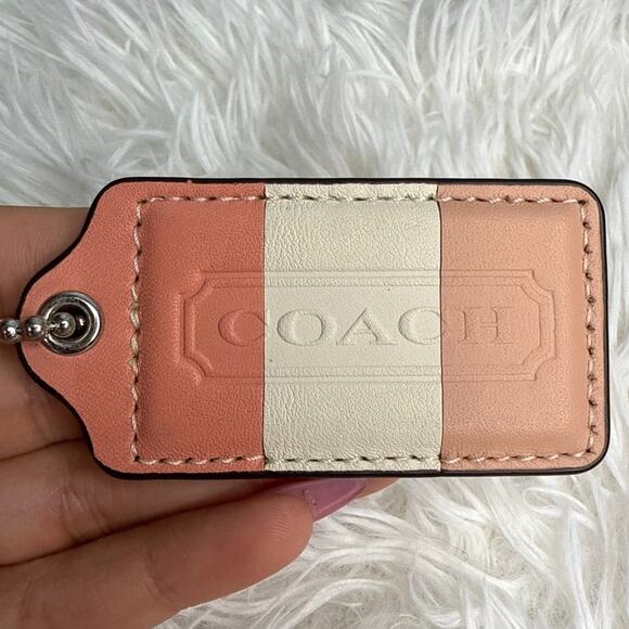2.5" COACH Fob Bag Charm Hang tag Hangtag - Picture 1 of 2
